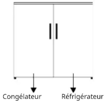 IKEA TYNNERÅS 205.680.77 - Installation du réfrigérateur et du congélateur côte à côte - 1