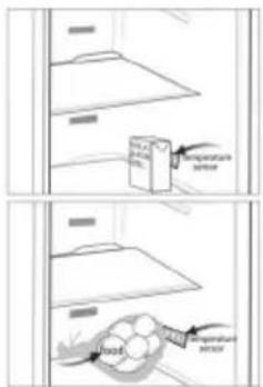 IKEA VINDÅS 305.680.67 - Recommendations for the fresh food compartment - 1