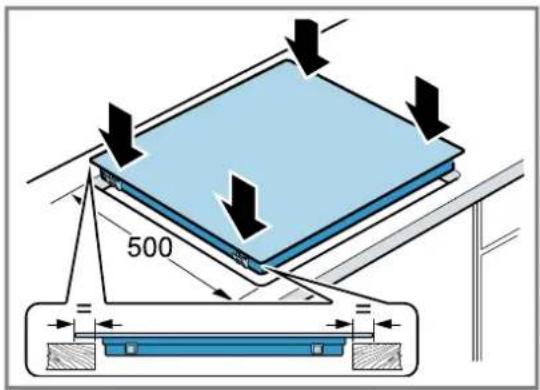 BOSCH PKE61RAA2E - Inserimento del piano cottura - 2