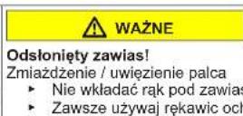 SIEMENS WG54G210GB - Wymiana komponentów drzwiczek - 4