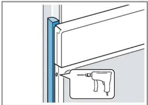 BOSCH CMA585GB0 - Gerät einbauen bei grifflosen Küchen mit senkrechter Griffleiste - 2