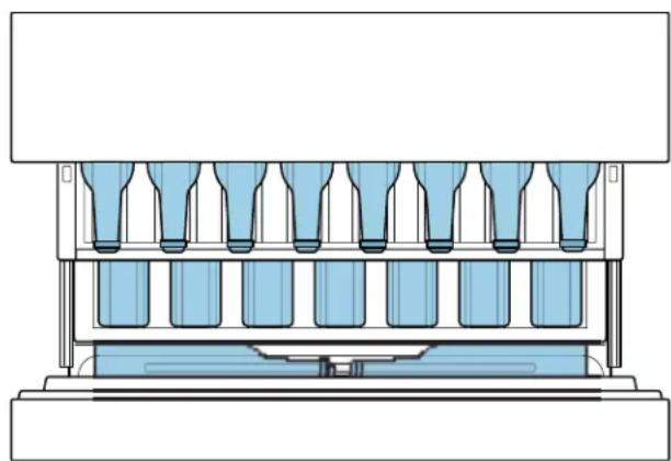 BOSCH B36CL81ENW - Storage example with standard bottles - 1