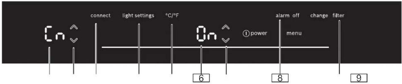 BOSCH B36CL81ENW - Controls submenu - 1