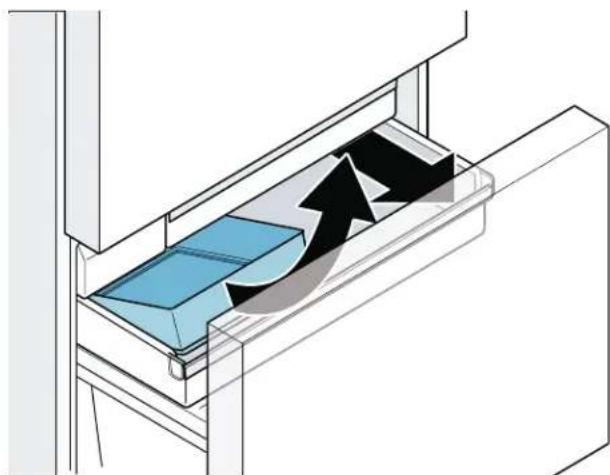 BOSCH B36CL81ENW - Ice cube bin - 1