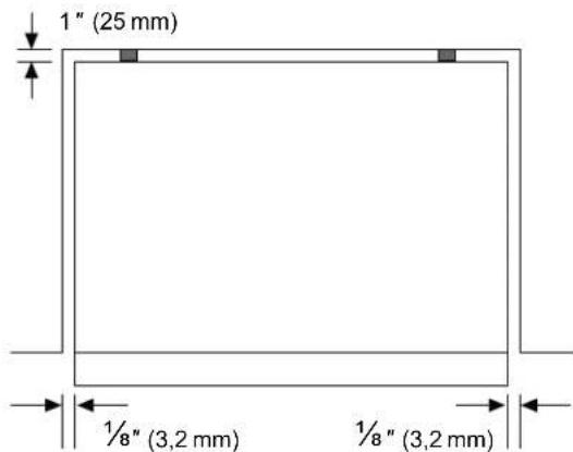 BOSCH B36CL81ENW - Interstices minimum : - 1