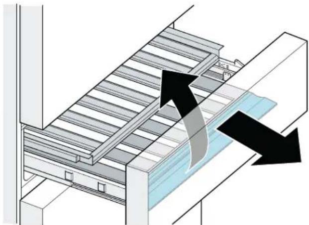 BOSCH B36CL81ENW - Bottle shelf (front) - 1