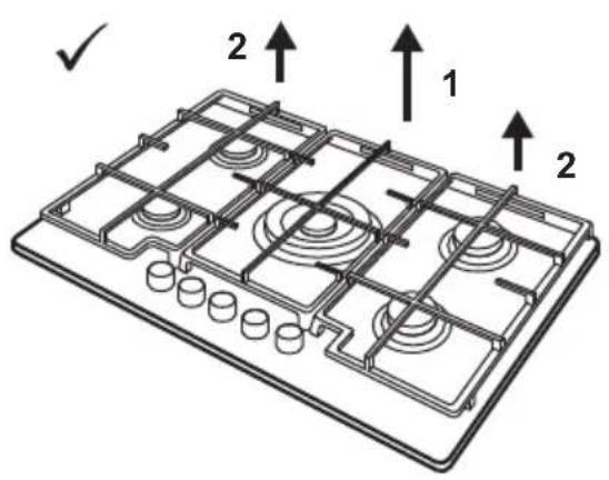 IKEA SKÅLAN - Retrait des supports de casseroles - 1