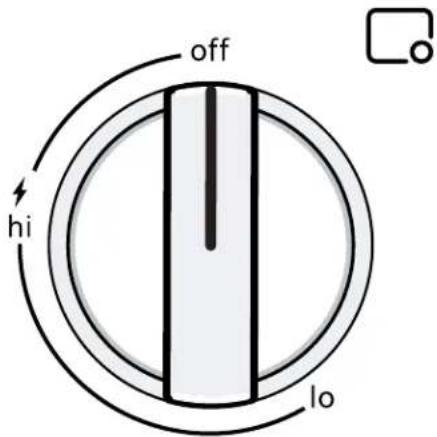 BOSCH NGM3050UC - Control knobs - 1