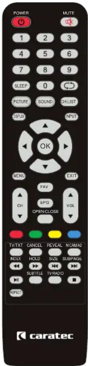 Caratec Vision CAV190B - Remote Control - 1