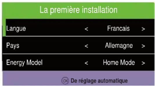 Caratec Vision CAV190B - Première installation avec réception DVB-C/DVB-T - 1