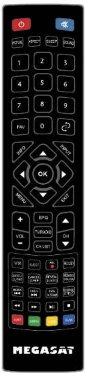 MEGASAT Royal Line II 22 - Télécommande - 1