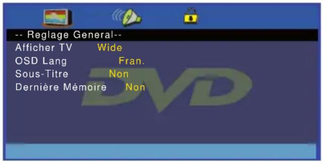Caratec Vision CAV220X-DB - Réglages généraux - 1