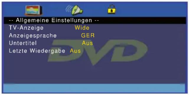Caratec Vision CAV220X-DB - Allgemeine Einstellungen - 1