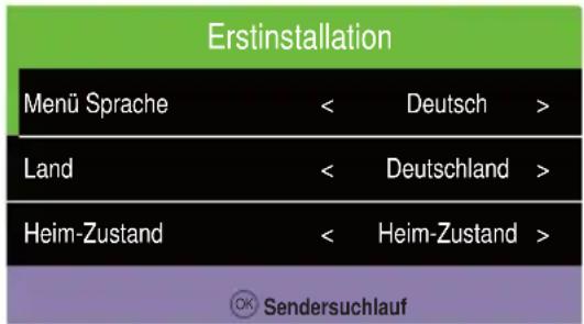 Caratec Vision CAV220X-DB - Erstinstallation bei Empfang über DVB-C/DVB-T - 1
