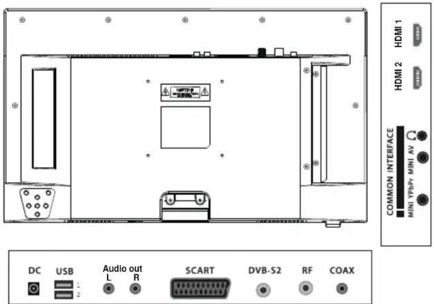 Caratec Vision CAV220X-DB - Anschlüsse am Gerät - 1