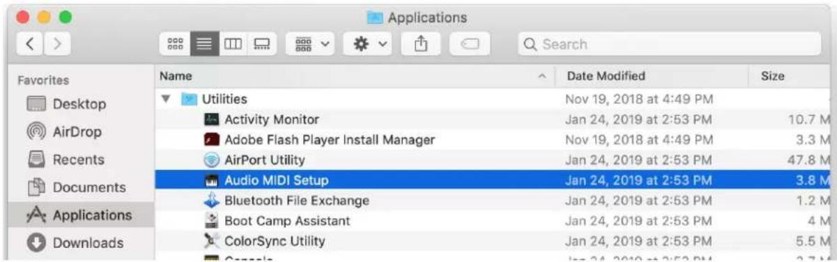 Applications Search Favorites Desktop AirDrop Recents Documents Applications Downloads Name Date Modified Size Utilities Nov 19, 2018 at 4:49 PM Activity Monitor Jan 24, 2019 at 2:53 PM 10.7 M Adobe Flash Player Install Manager Nov 19, 2018 at 4:49 PM 3.3 M AirPort Utility Jan 24, 2019 at 2:53 PM 47.8 M Audio MIDI Setup Jan 24, 2019 at 2:53 PM 3.8 M Bluetooth File Exchange Jan 24, 2019 at 2:53 PM 1.2 M Boot Camp Assistant Jan 24, 2019 at 2:53 PM 4 M ColorSync Utility Jan 24, 2019 at 2:53 PM 5.5 M Cannals Jan 24, 2019 at 2:53 PM 3.7 M
