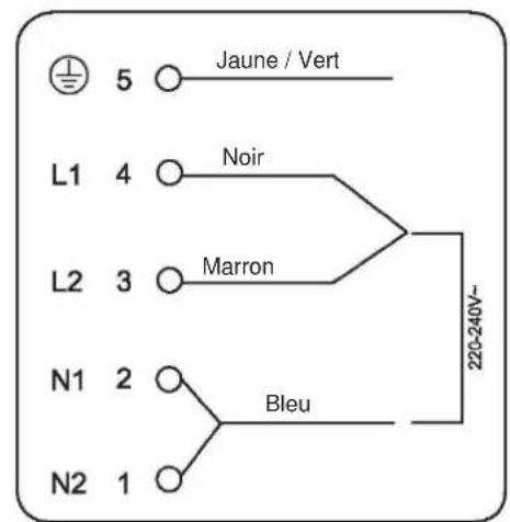HAIER HAMTSJ66TFTCF - Branchement de la plaque sur le secteur - 6
