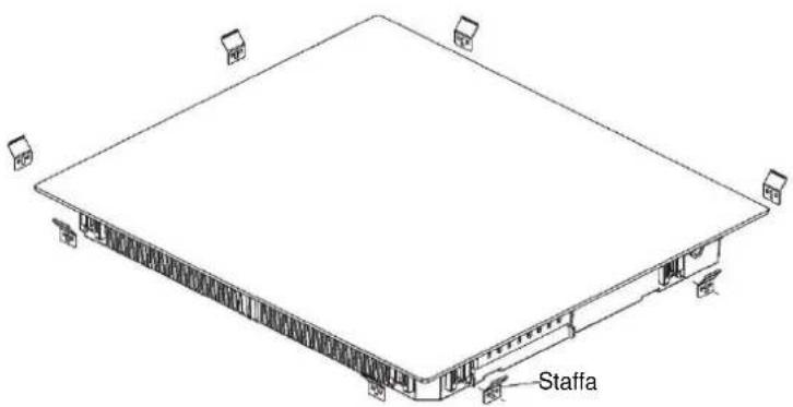 HAIER HAMTSJ66TFTCF - Regolazione della posizione delle staffe - 1