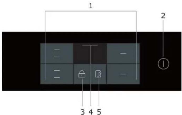 HAIER HAMTSJ66TFTCF - Panorama del display touch - 1