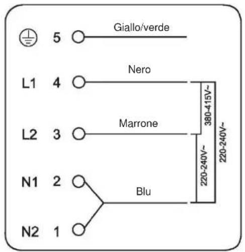 HAIER HAMTSJ66TFTCF - Collegamento del piano cottura alla rete elettrica - 3