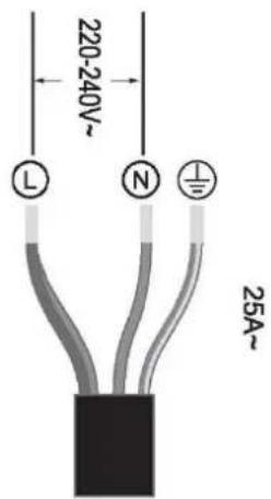 HAIER HAMTSJ66TFTCF - Ligar a placà à rede elétrica - 5