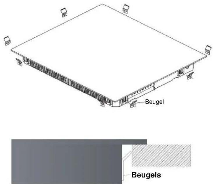 HAIER HAMTSJ66TFTCF - De positie van de beugels aanpassen - 1