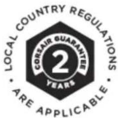 LOCAL COUNTRY REGULATIONS ARE APPLICABLE CORRIAR GUARANTER YEARS