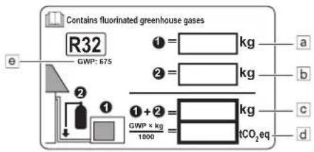 DAIKIN RXC60AV1B - Wichtige Informationen hinsichtlich des verwendeten Kältemittels - 1