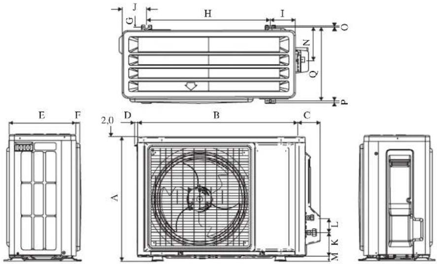 DAIKIN RXC60AV1B - Unité Extérieure [RXC] - 1