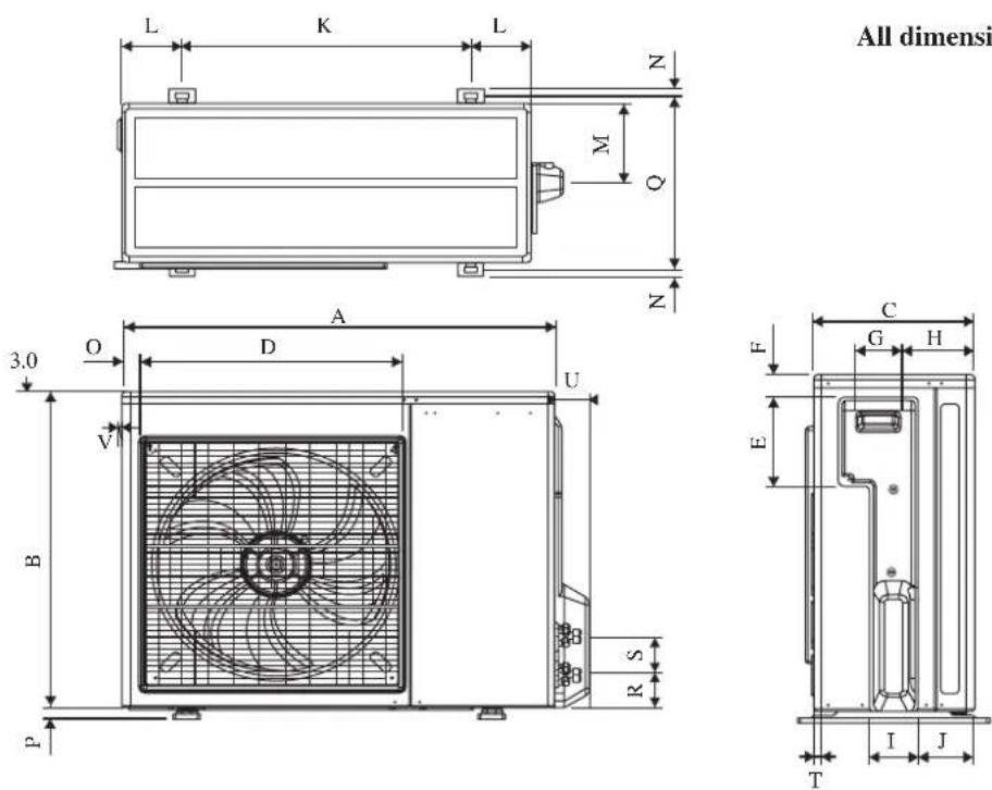 DAIKIN RXC60AV1B - Outdoor Unit [RXC] - 1