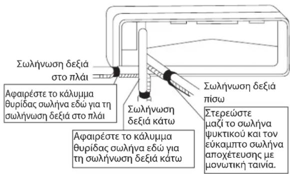 DAIKIN RXC60AV1B - Απομάκρυνση συμπυκνωμένου νερού από την εξωτερική μονάδα (μόνο για μονάδα αντλίας θερμότητας) - 5