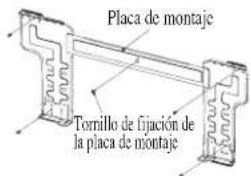 DAIKIN RXC60AV1B - Montaje De La Placa De Instalación - 1