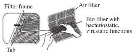 DAIKIN RXC25AV1B - Clean or replace each filter. - 1
