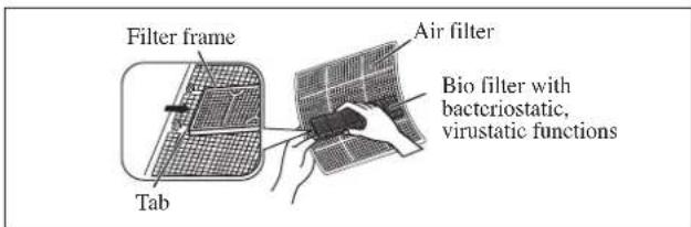 DAIKIN RXC35AV1B - Clean or replace each filter. - 1