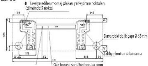 DAIKIN RXC35AV1B - Montaj Levhasinin Monte Edilmesi - 3