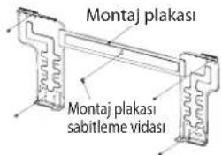 DAIKIN RXC35AV1B - Montaj Levhasinin Monte Edilmesi - 1