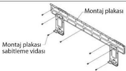 DAIKIN RXC35AV1B - Montaj Levhasinin Monte Edilmesi - 2