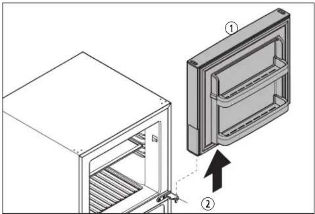 DOMETIC DMC4081 - Removing the Upper Hinge - 2