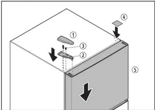 DOMETIC DMC4081 - Reinstalling the Upper Hinge - 1