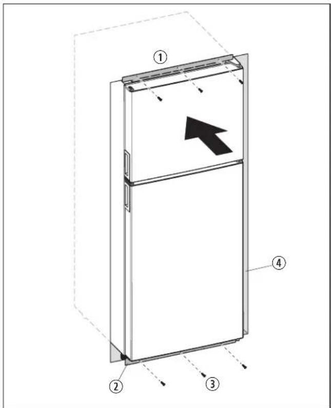 DOMETIC DMC4081 - Securing the Refrigerator - 3