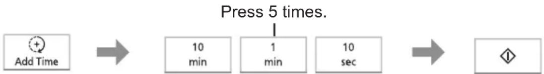 PANASONIC NN-K36NBM - Add time feature - 1