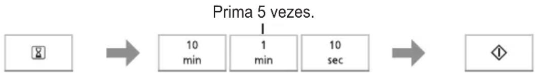 PANASONIC NN-K36NBM - Tempo de repouso - 2