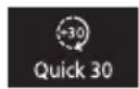 PANASONIC NN-E48NBM - Fonction quick 30 (rapide 30) - 1
