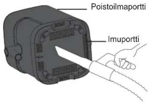 Poistoilmaportti Imuportti