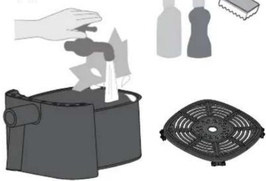 PANASONIC NF-CC500SXE - Panier à friture et plaque de cuisson - 1