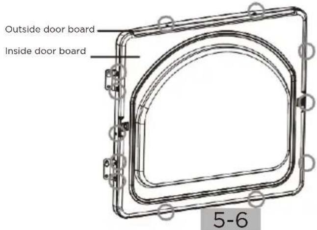 Avanti SED70D0W - DOOR REVERSAL PROCEDURE - 3