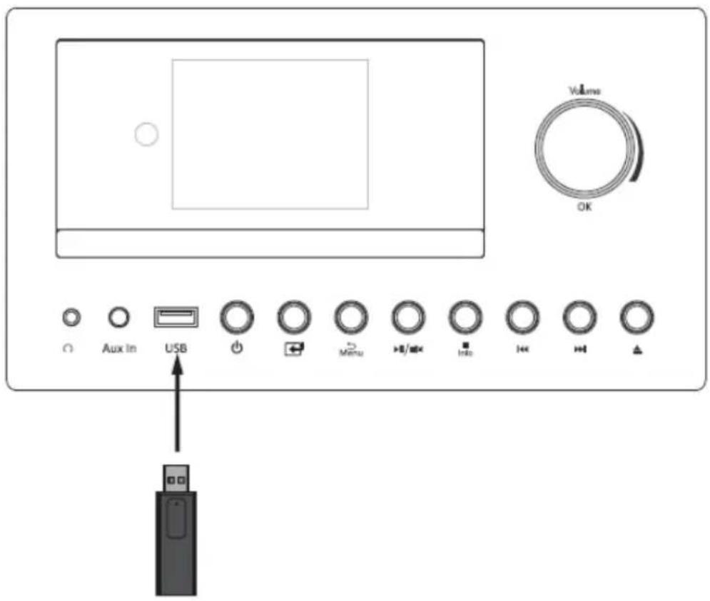 AUVISIO ZX-1841 - USB-Speicher anschließen - 1