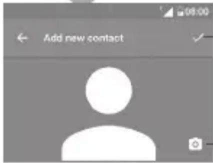 ALCATEL OneTouch U3 - Ajouter un contact - 1