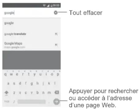 Tout effacer Google Google Google translate Google Maps mapx.google.com q w e r t y u i o p a s d f g h j k l z x c y b n m 7103 / -