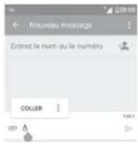 Renouveau message Entrez le num ou le numéro COLIER